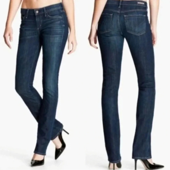 Citizens of humanity low rise slim straight jeans 25 - Picture 1 of 8